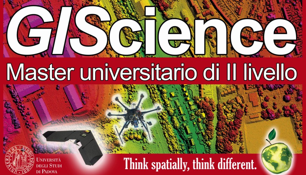 Master interdipartimentale di II livello in “GIS e droni” presso l’Università di Padova